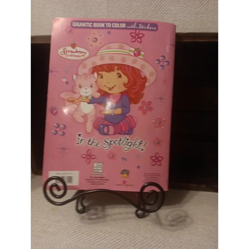 Strawberry Shortcake Gigantic Book to Color with Stickers Y2K Vintage Deadstock